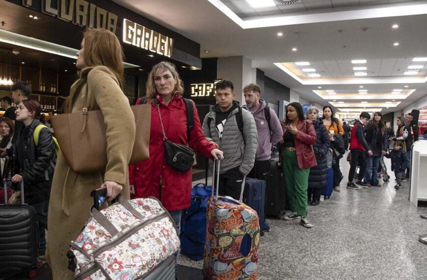 Vacaciones de invierno: fuerte caída del turismo aéreo