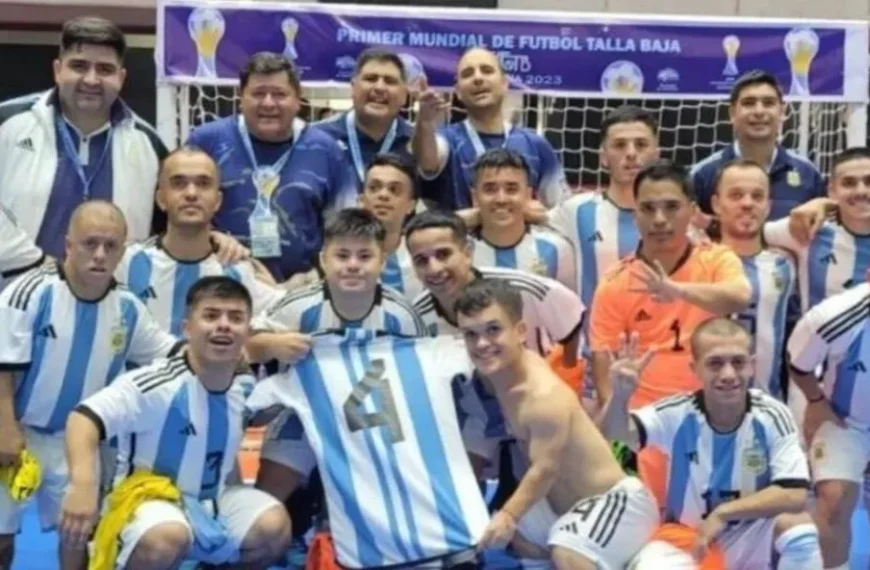 Argentina salió campeón del Mundial de talla baja después de…
