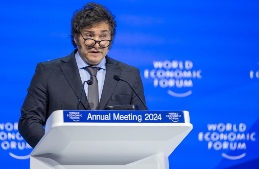Milei en Davos: «Occidente está en peligro»