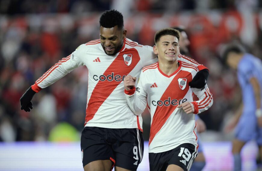 River goleó 3-0 a Belgrano en el Monumental 