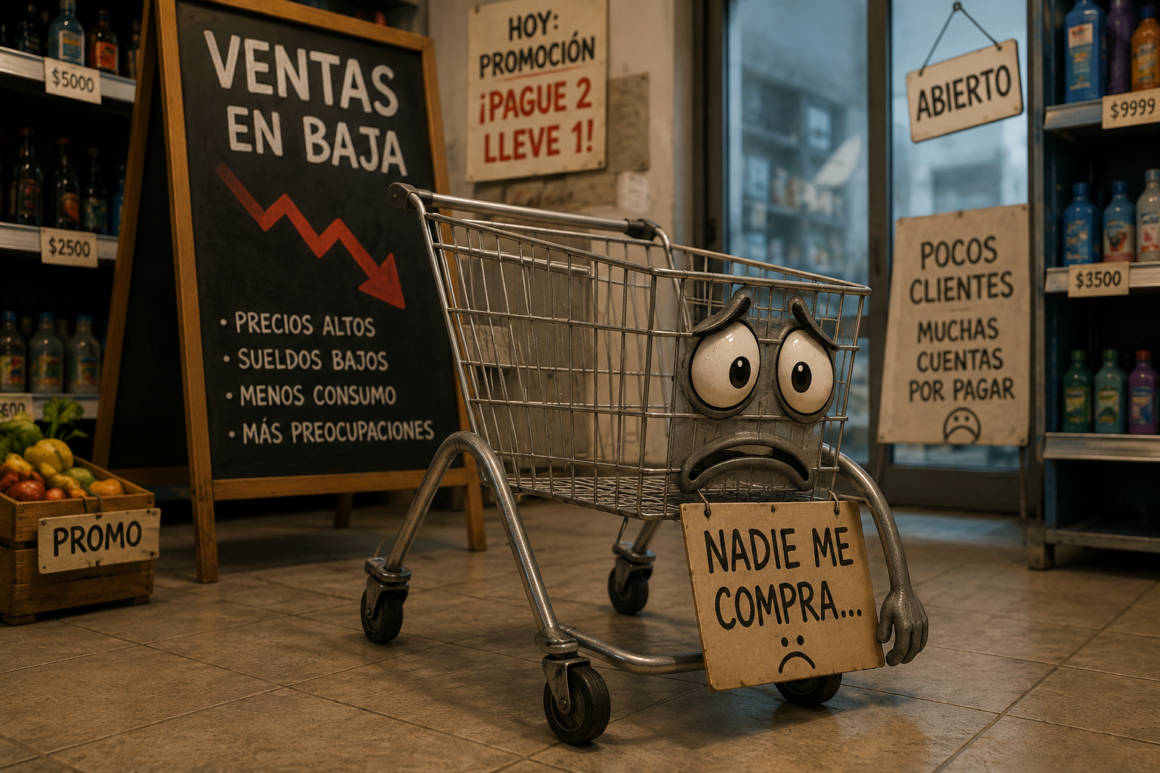 Las ventas minoristas pyme volvieron a caer en abril y crece la ...