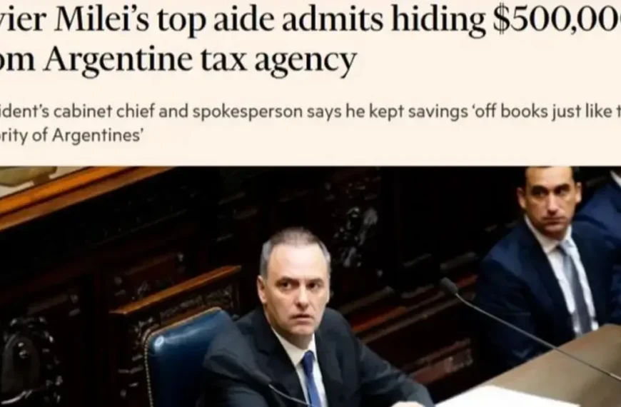 El escándalo patrimonial de Adorni llegó al Financial Times&hellip;