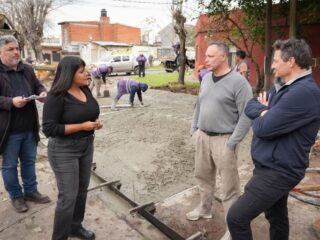 Eva Mieri: “Con obras seguimos mejorando Quilmes”